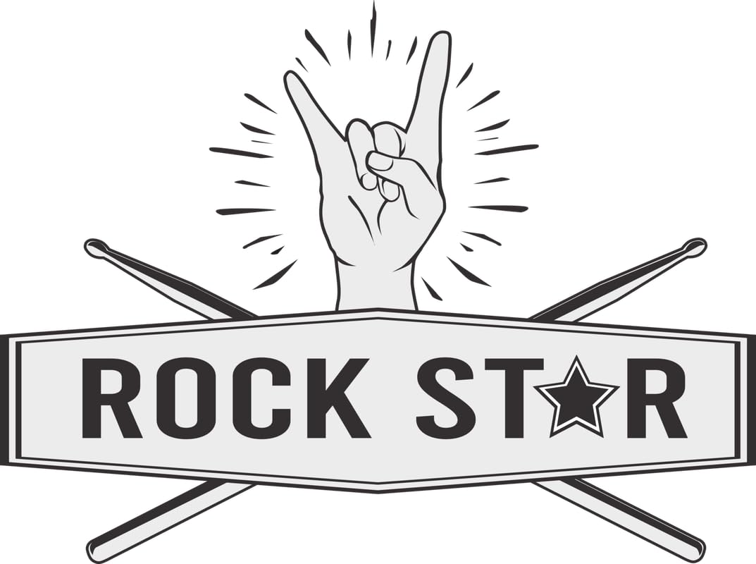 Rock Star A0 Poster on Canvas - Ispiratrice Motivazionale Arte da parete Vita quotidiana Citazione incoraggiante Frasi brevi famose Parole ispiratrici Messaggi di speranza spirituale Detti di success