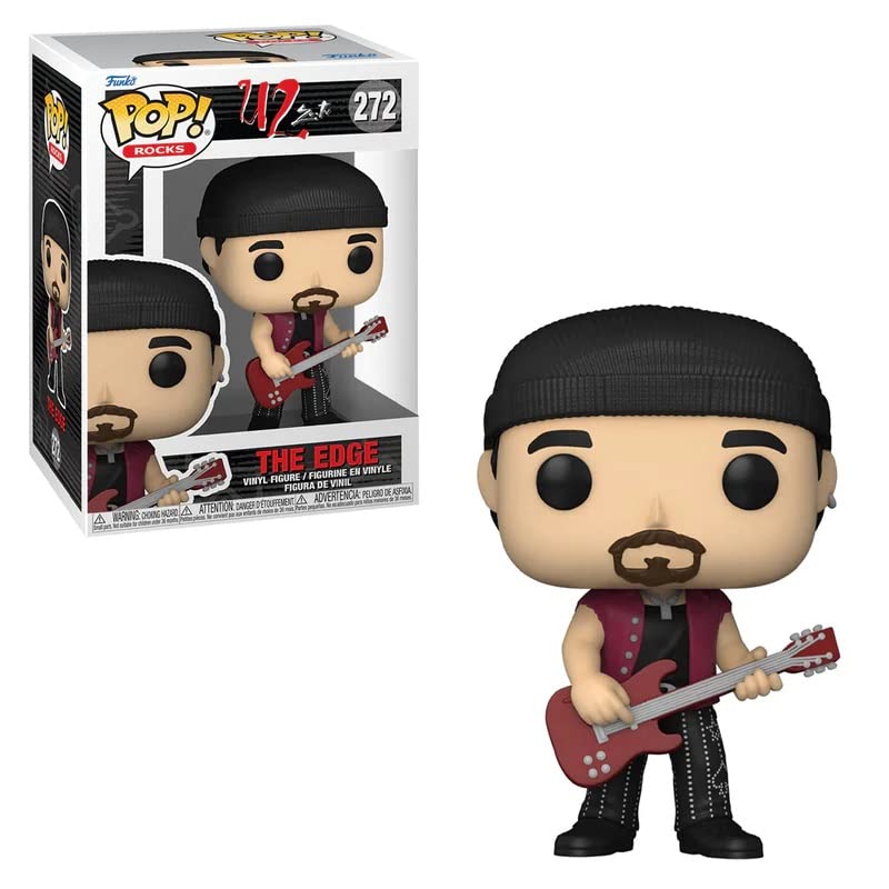 POP Rocks: U2, ZooTV – Edge Funko Pop ! Figurine en vinyle (avec étui de protection compatible Pop Box), multicolore, 9,5 cm - Les Beatles, Paul McCartney, John Lennon, RIngo Starr, George Harrison POP Rocks: U2, ZooTV - Edge Funko Pop ! Figurine en vinyle (avec étui de protection compatible Pop Box), multicolore, 9,5 cm – Image 3