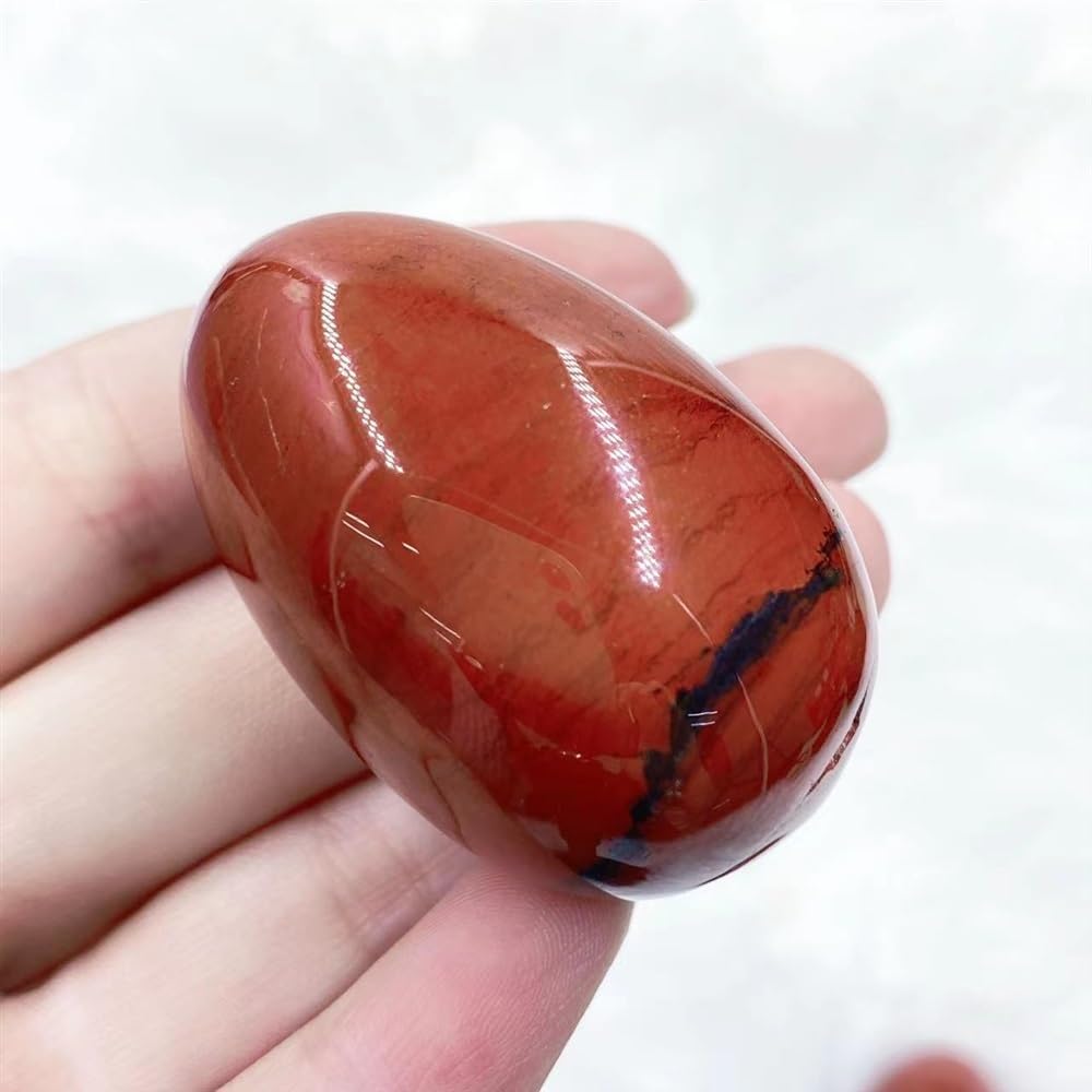 red Jasper Crystal Quartz Egg Aquarium 2pcs (Size : 5pcs)