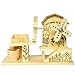 Produktbild Beetest-Mechanische Musikbox Stifthalter,2 in 1,Hölzerne Windmühle Stil Stifthalter,Musical-Geschenkbox