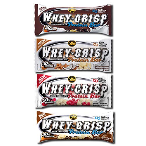 All Stars Whey-Crisp Protein Bar 24 x 50g Riegel - Mix-Box