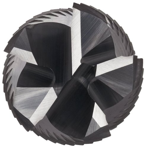 Image of 5270094 Cobalt Steel Square Nose End Mill, Inch, Long Length, Weldon Shank, TiCN Finish, Roughing Cut, 6 Flutes, 5.75 inch Overall Length, 7 /8 inch Cutting Diameter, 3 /4 inch Shank Diameter