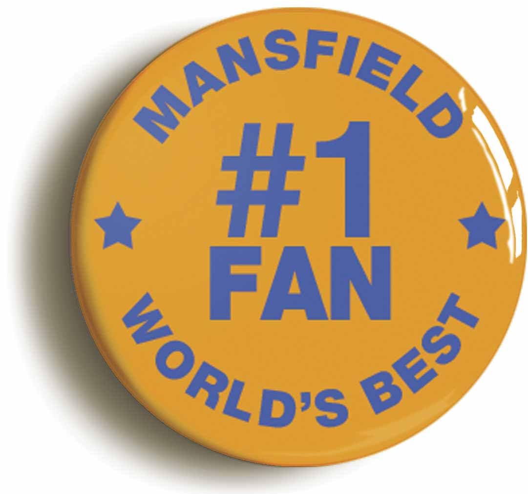 Mansfield #1 Fan Fridge Magnet (Circular 2inch / 50mm Diameter)