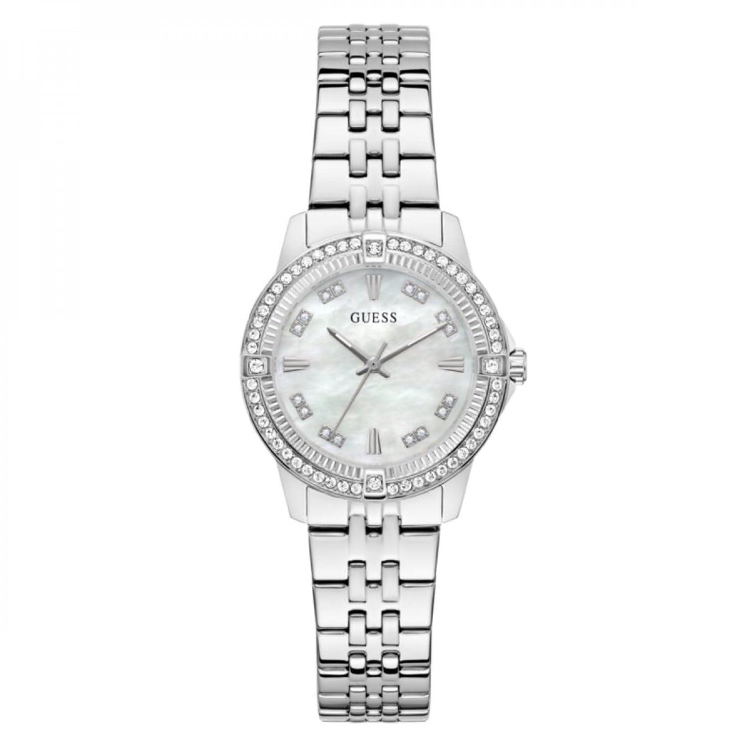 Guess Women's Silver Gw1027l1 Colette Quartz Watch In | Size: 32Mm