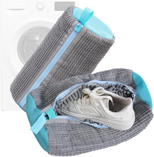 Morsut 靴 洗濯ネット 靴用洗濯ネット3枚セット（シューズ用 靴洗いネット2枚+干す用ネット*1）大容量設計 清潔力が6倍にアップ シューズ用 靴洗いネット 洗濯ネット 靴洗濯機 上履きスニーカー 靴の損傷を防ぐ 型崩れ防止