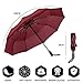Newdora Paraguas Plegable Automático Impermeable 10 Armazones de Metal Compacto Resistencia contra...