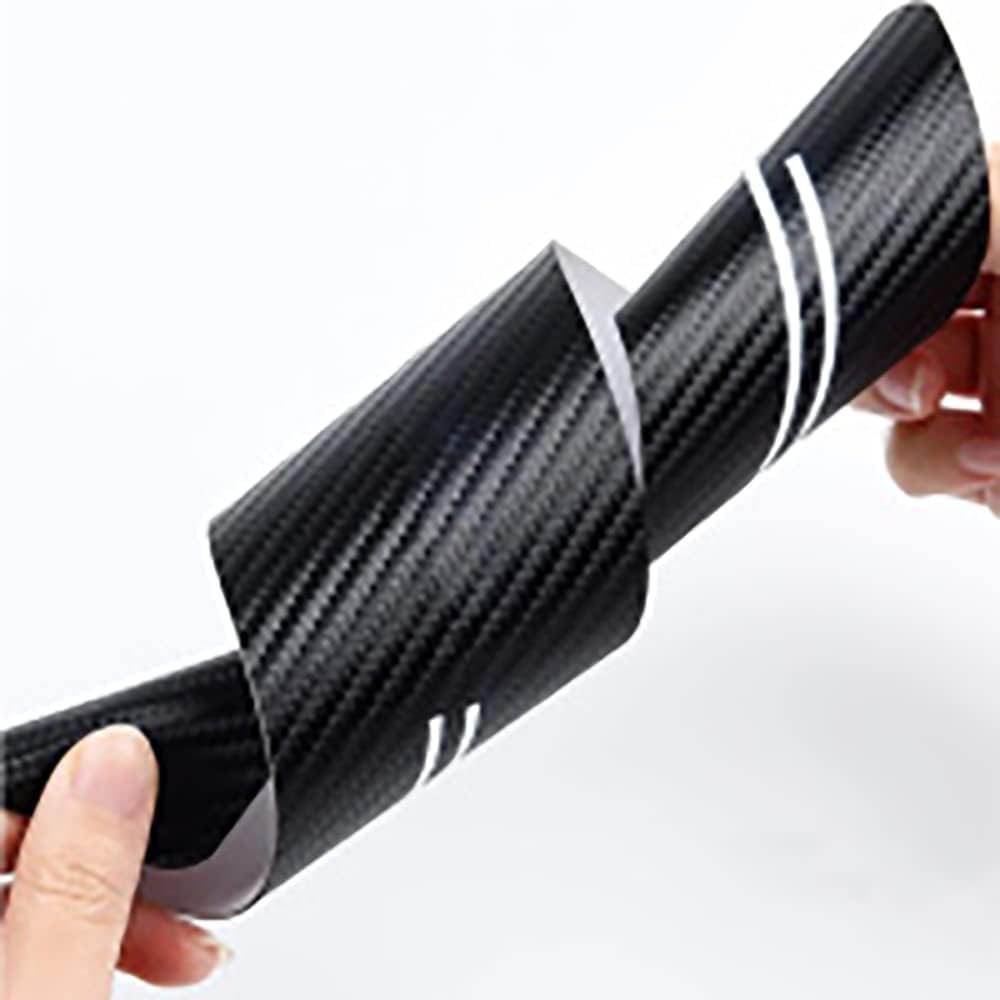 Plinthes En Fibre De Carbone Pour Fiat Abarth 500/595/124 Spider - Lot De 4 Pièces - Protection Et Décoration Pour Seuils De Porte