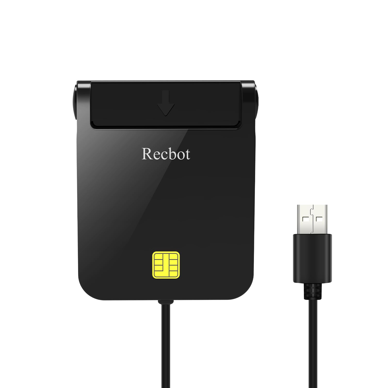 Recbot lettore smart card firma digitale, Lettore Smart Card Tessera Sanitaria, Lettore di Smart CRS/CNS Compatibile con Windows