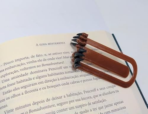 Marcadores de Páginas Garras Assustadoras Marcador de Páginas para Livros, Marca Páginas Marca Págin