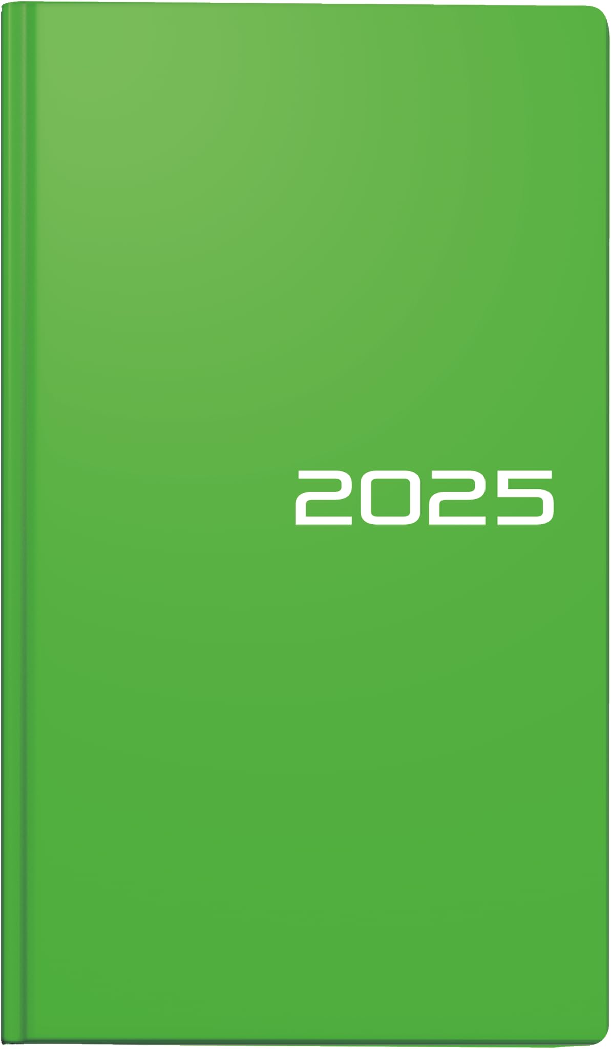 BRUNNEN Pocket Diary Model 756 (2025), 2 Pages = 1 Week, A6, 144 Pages, Balacron Cover, Light Green