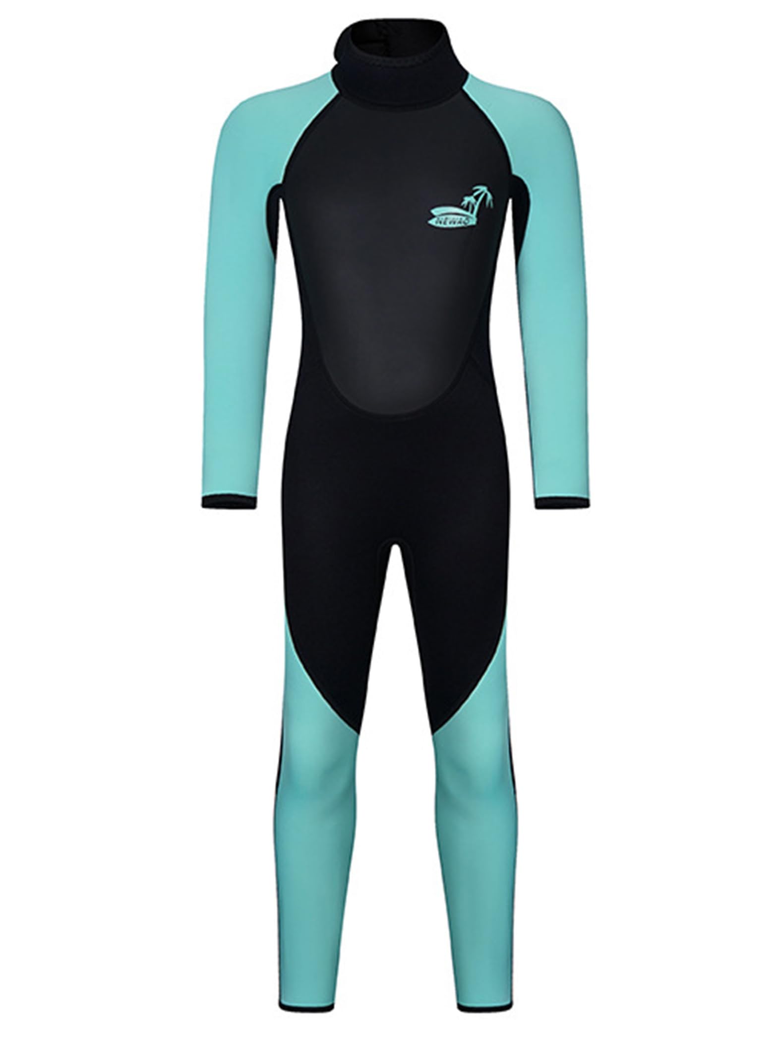 Traje de neopreno para niños y niñas de 3 mm de neopreno térmico, traje de baño de una pieza para surf, snorkel