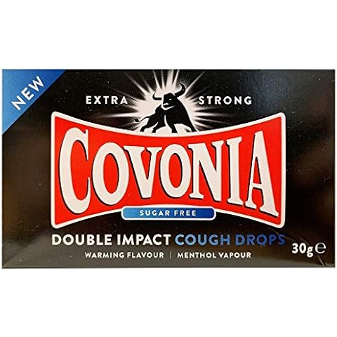 Covonia Double Impact Lozenges Strong Original 30g Cover