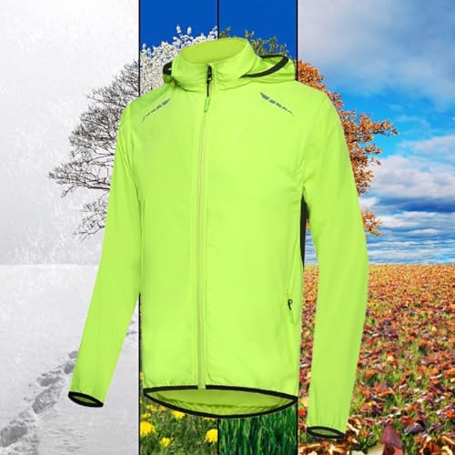 Chaqueta ciclismo con mangas desmontables rompeviento miniatura 7
