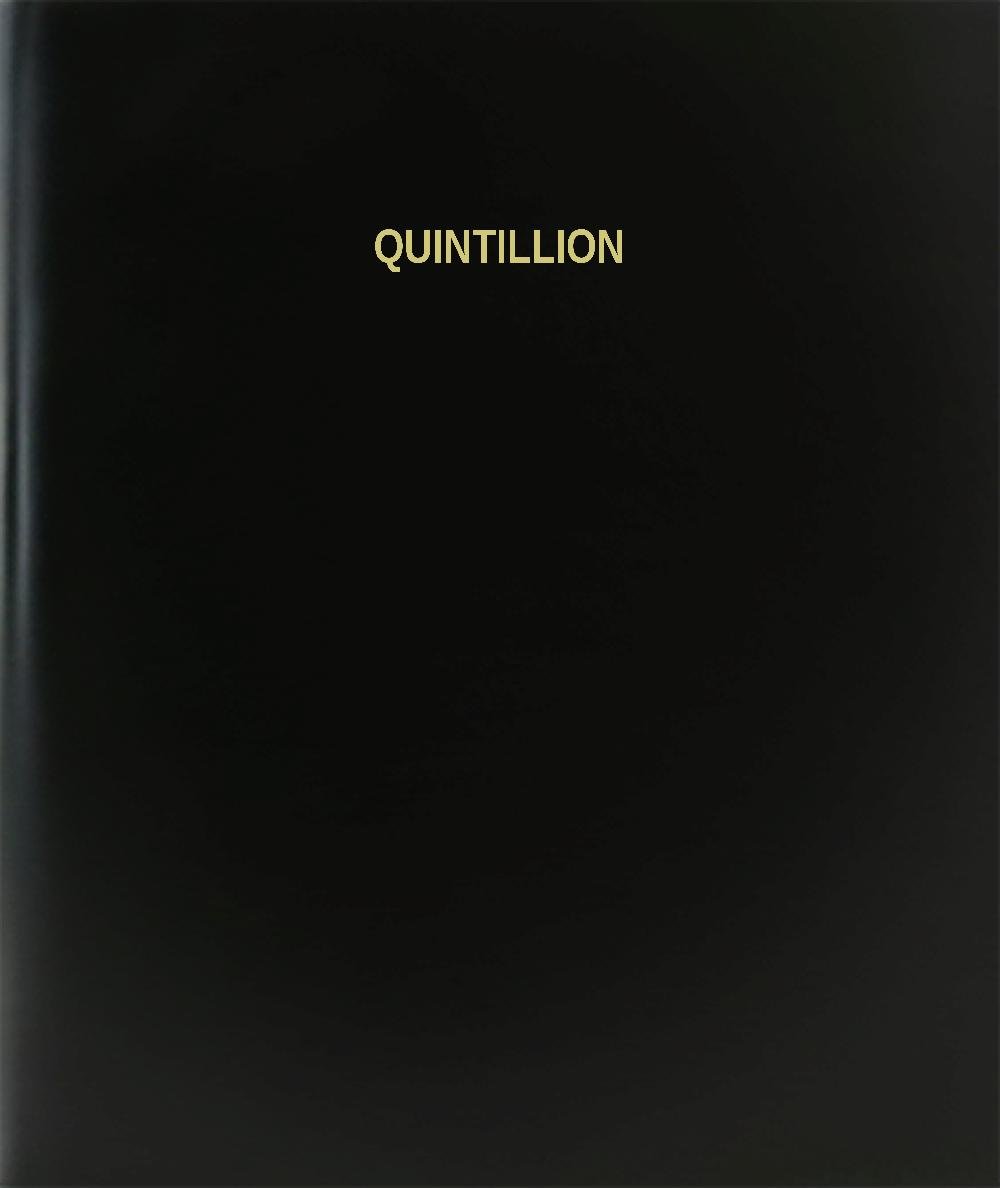 BookFactory® Quintillion Log Book/Journal/Logbook - 120 Page, 8.5"x11", Black Hardbound (XLog-120-7CS-A-L-Black(Quintillion Log Book))
