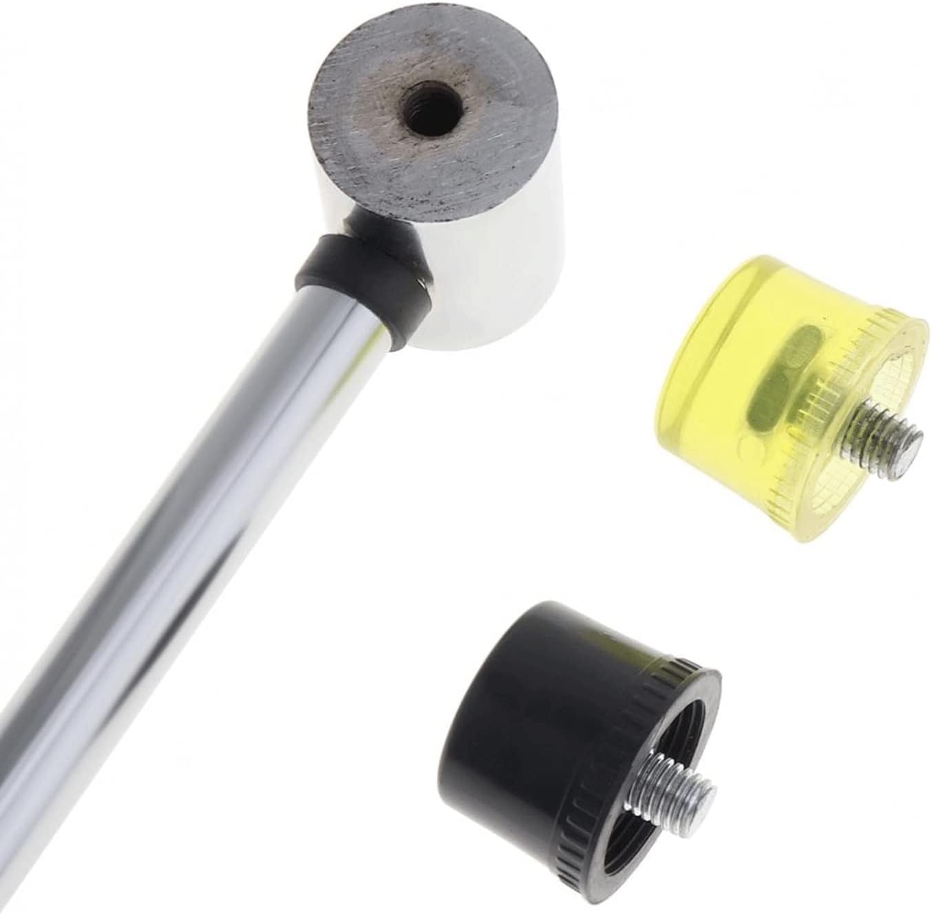 INLIMA Hammer Mini Double Faced Household Rubber Hammer Nylon Head Mallet Hand Tool for Jewelry/Craft/DIY