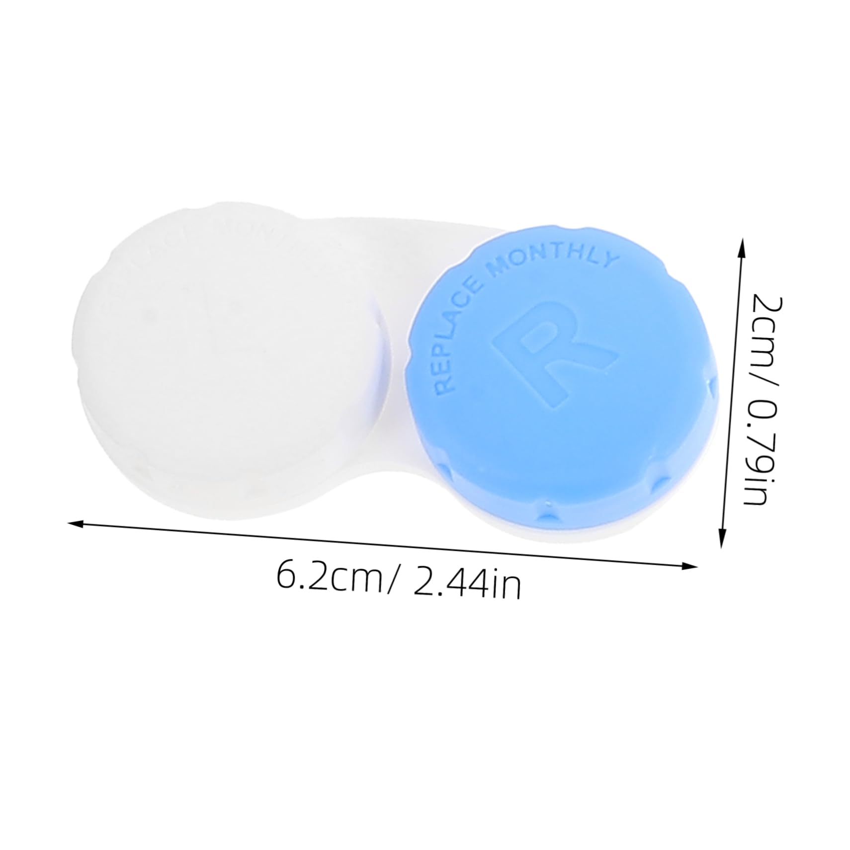 VALICLUD 5 Set Custodia Per Lenti A Contatto Porta Lenti Tascabile Adorabile Organizer Per Obiettivi Occhio Caso Di Lenti Da Viaggio Piccolo Porta Lenti A Contatto Plastica 12 Pezzi*5