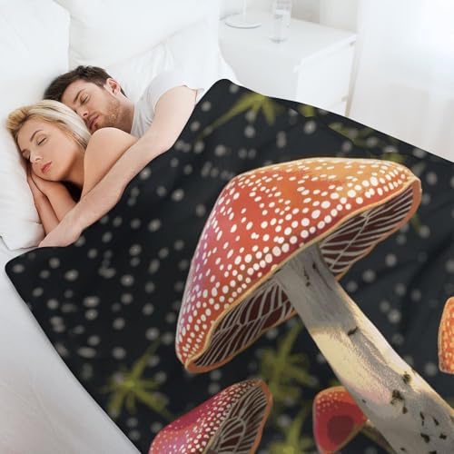 Couverture en flanelle champignons légère : fini les plaids lourds - 7