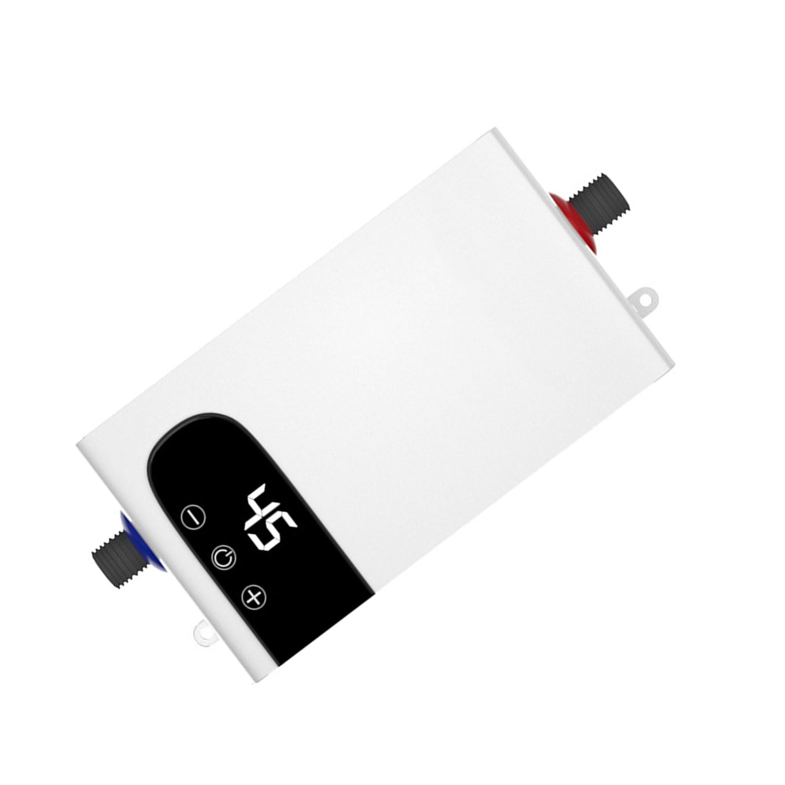 Scaldacqua istantanea, 5500 W, scaldabagno elettrico con touch screen LED, sistema di acqua calda digitale compatto con regolazione della temperatura per bagno e cucina