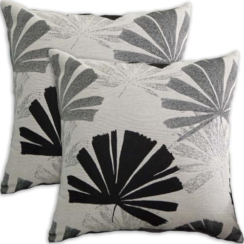 FSZhenZuan Pack of 2 Cushion Covers 45x45cm Soft Throw Pillow Cov...