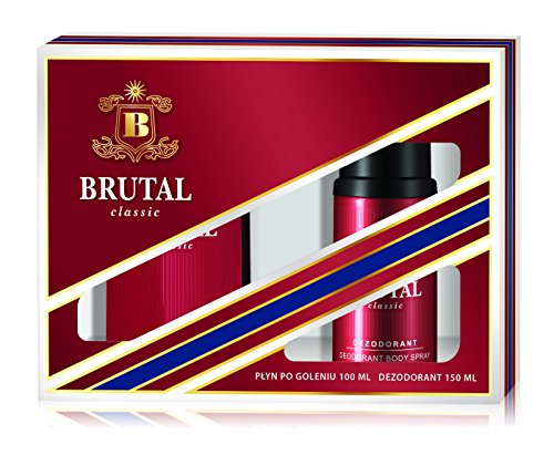 La Rive Brutal Classic - Set de regalo para después del afeitado (100 ml y desodorante en spray de 150 ml)