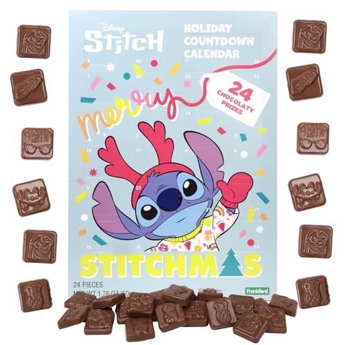 2025 Lilo and Stitch Christmas Advent Calendar, Chocolate Candy Inside,
