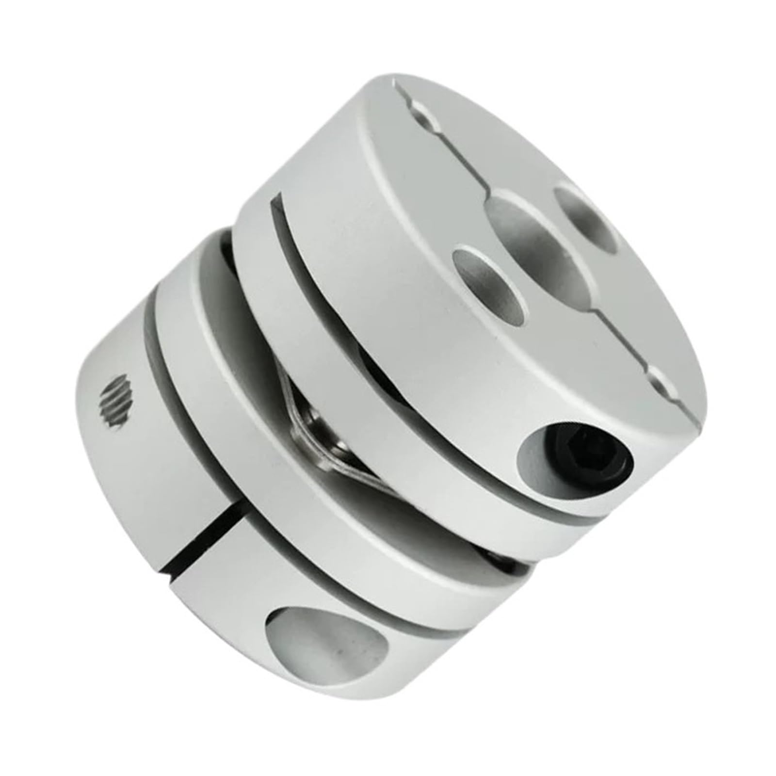 Giunto a diaframma singolo stile morsetto elastico in lega di alluminio 26 mm x 26 mm Foro da 5 mm a 14 mm(26x26mm 10mm to 11mm)