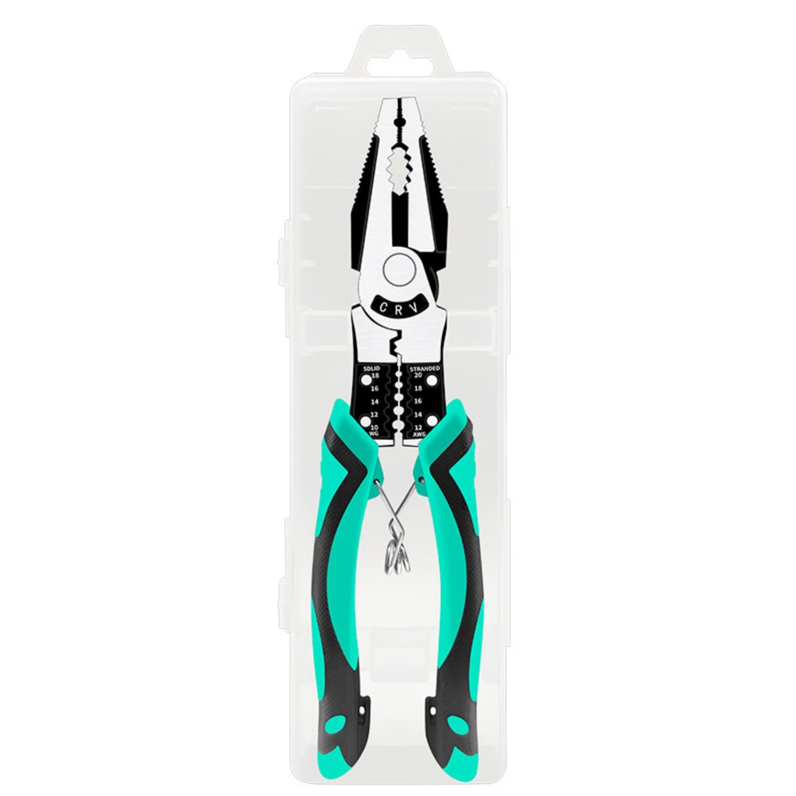 Woedpez Steel Wire Pliers, Multifunctional Industrial Pointed Nose, Diagonal, Cable For Electrician Diagonal Cutter