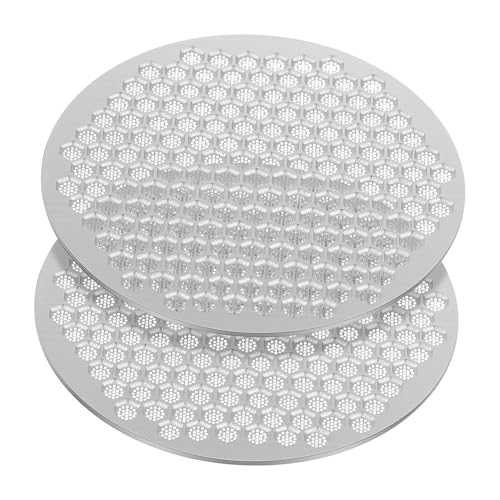 CIYODO 2pièces Filtre à Café Réutilisable Maille Métallique Pour Expresso Lot De Facile à Nettoyer Et Compatible Plupart Des Machines