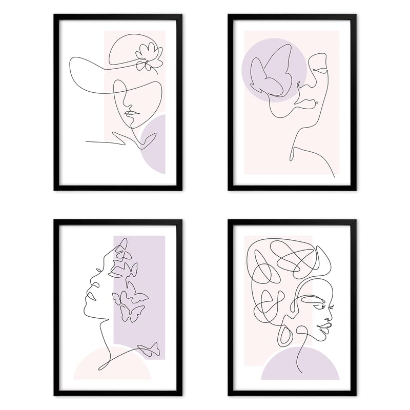 Feuilles décoratives Soul Art Graphics M04 4A3 avec ligne continue