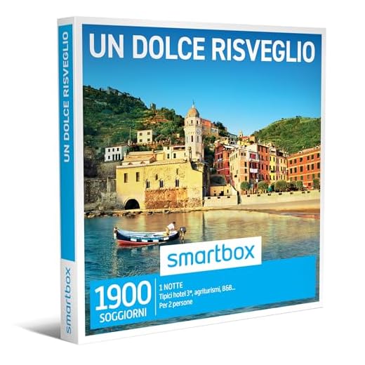 smartbox - Cofanetto Regalo Un Dolce risveglio - Idea Regalo per la Coppia - Soggiorno di Una Notte per 2 Persone