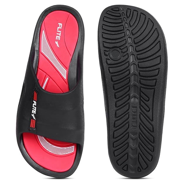 Image of FLITE Slides for Men | FL 185 Comfortable Casual Slippers | Lightweight EVA Sole, PVC Upper