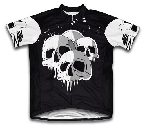 ScudoPro Kill Bite Short Sleeve Cycling Jersey for Youth - Size M Black