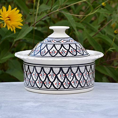Yodeco Cazuela Querouana Bakir gris - D 25 cm