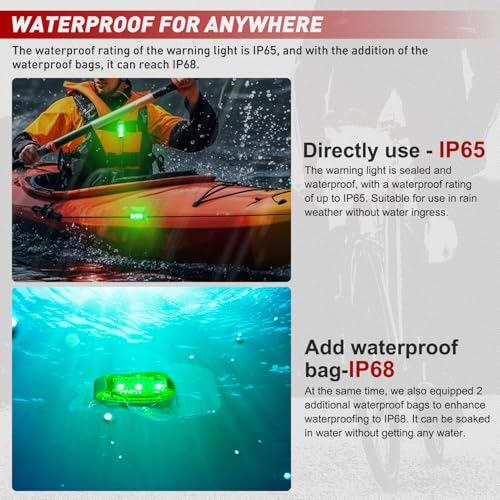 Lámpara LED Seguridad Nilight Verde 4 piezas miniatura 6