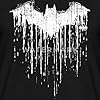 Spreadshirt The Batman Logo White Men's T-Shirt, 4XL, Black #2