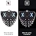 Bulex 25 Expression Changing Watch Dogs Wrench Mask with Rivet, Light Up Punk Devil Cosplay Legion Ghost Death Hacker Mask