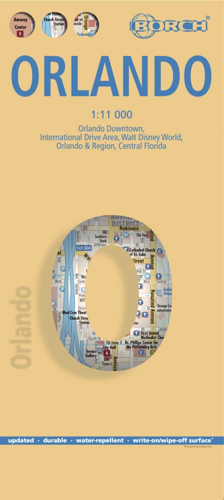 Orlando Borch Map Laminated