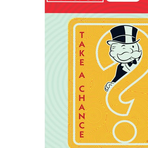 Image of Hasbro Monopoly Take a Chance Adhesive Vinyl Decal - Classic Chance Card Sticker for Water Bottle or Laptop