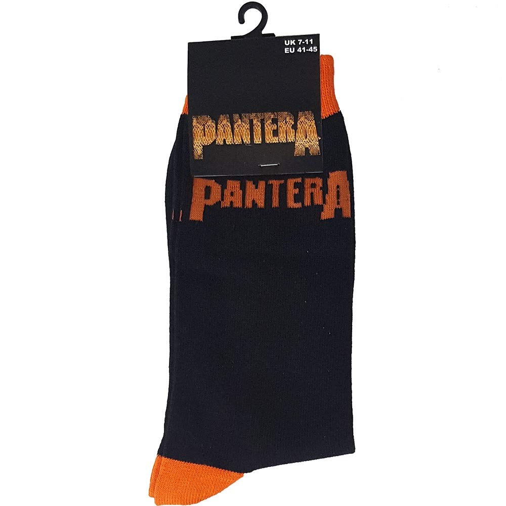 Paradiso Clothing Unisex Black Pantera Classic Band Logo Socks