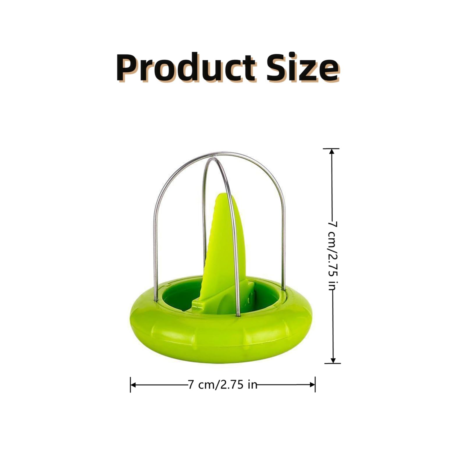 2 PCS Kiwi Peeler Professional Kiwi Cutter Kiwi Tool 2-In-1 Stainless Steel Kiwi Fruit Peeler Kiwi Slicer Tool for Kiwi,Dragon Fruit, Etc.(Green?Yellow)