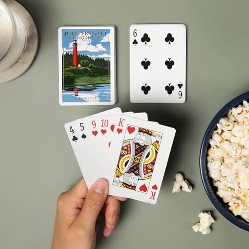 Lantern Press Jupiter Baraja de 52 Cartas Poker miniatura 2
