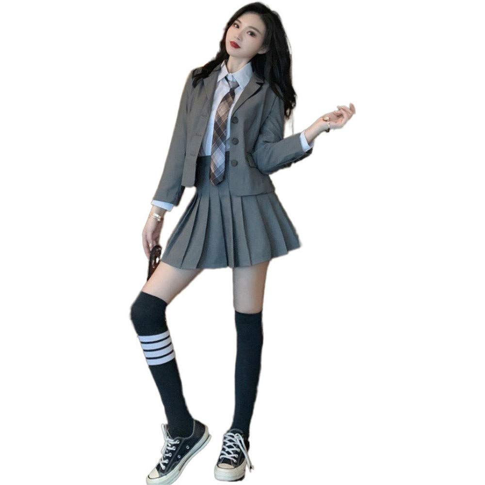 Amazon.co.jp: [kzzkoo] 女子高生 制服 コスプレ スカート チェック 