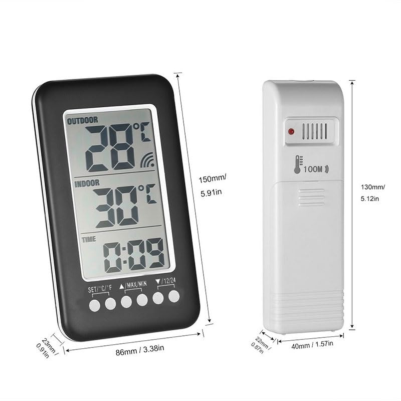 ABS for Household Use Indoor Outdoor Thermometer Refrigerator Freezer