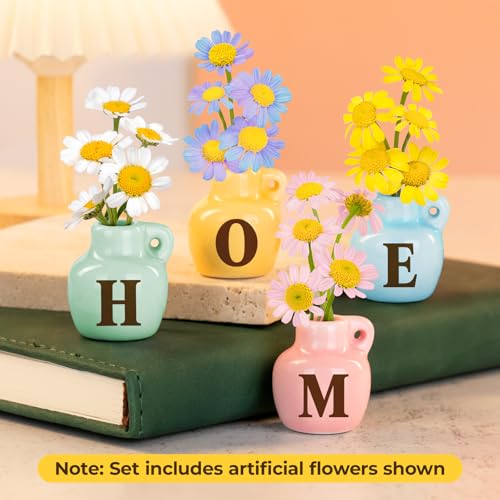 Set de imanes de cerámica decorativos para hogar miniatura 5