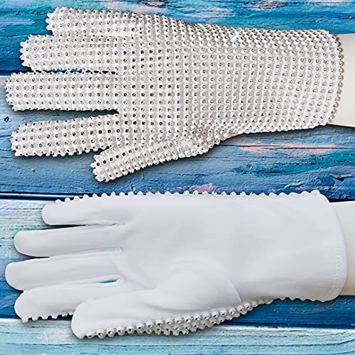 Diamonds Glove for Kids Rhinestone Glove Fans Punk Gloves4