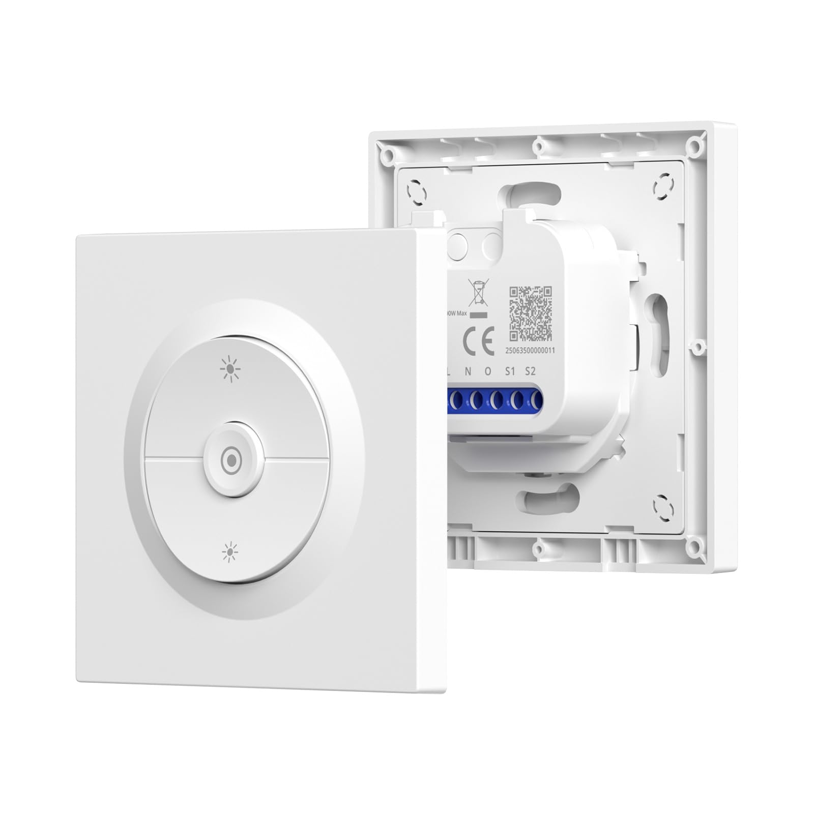 SONOFF Fusion, Orb-DIM(MINI-DIM-E), Matter Smart Dimmer Switch, 2.4GHz WiFi, Neutral Wire Required, for Dimmable LED/Incandescent/Halogen Lamps, Compatible with Siri, Amazon Alexa & Google Assistant