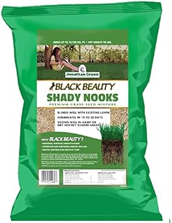 Jonathan Green (11960) Black Beauty Shady Nooks Grass Seed - Cool Season Lawn Seed (25 lb)
