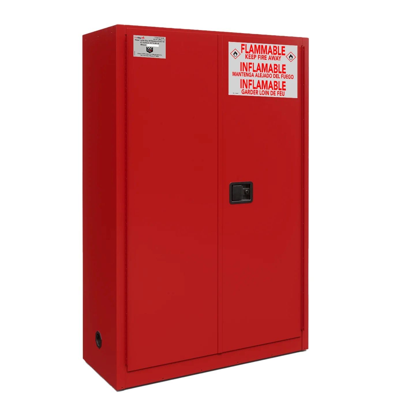 FireKing 45 Gallon Combustible Flammable Safety Cabinet, Automatic Door