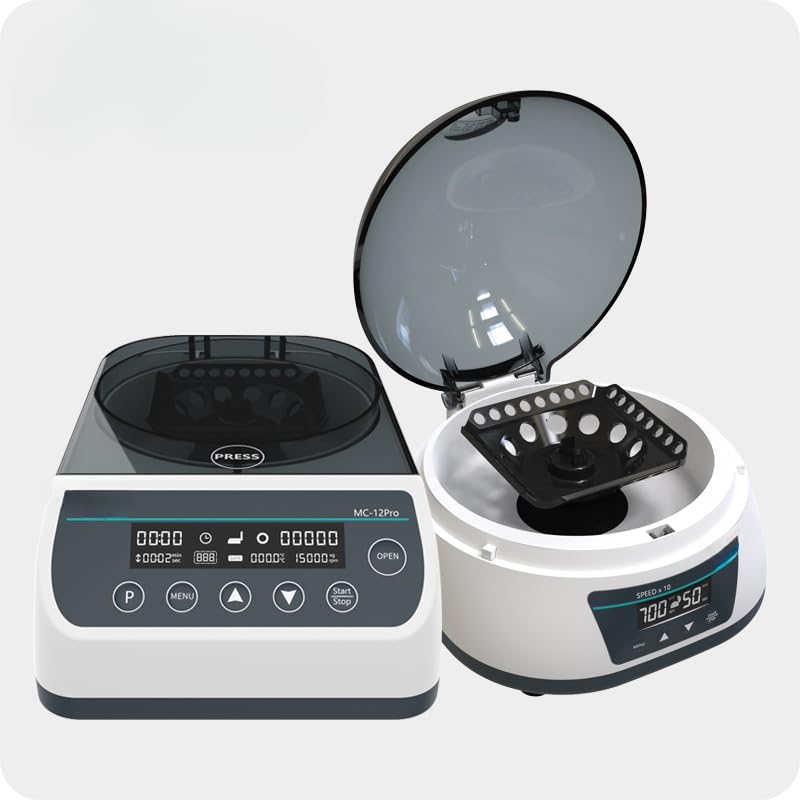 Mini Centrifuge - Compact High Speed Laboratory Centrifuge - Various Rotor Sizes 4000-12000RPM (MC-4S(4000rpm))