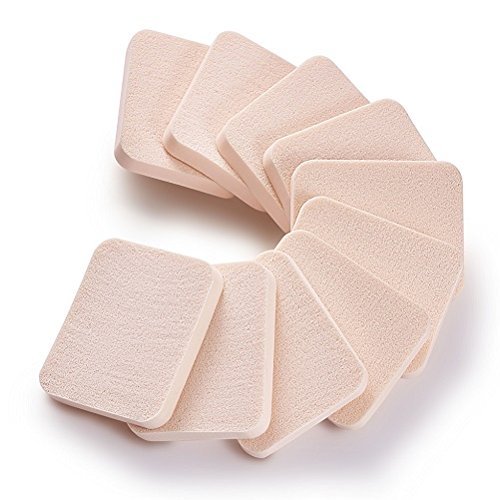 Kooba 20 Pcs Makeup Powder Sponges Round And Square Latex Free Disposable Beauty Blender Foam Cosmetic Applicator Facial Puffs For Flawless Foundation, Sensitive And All Skin Types #TOP2